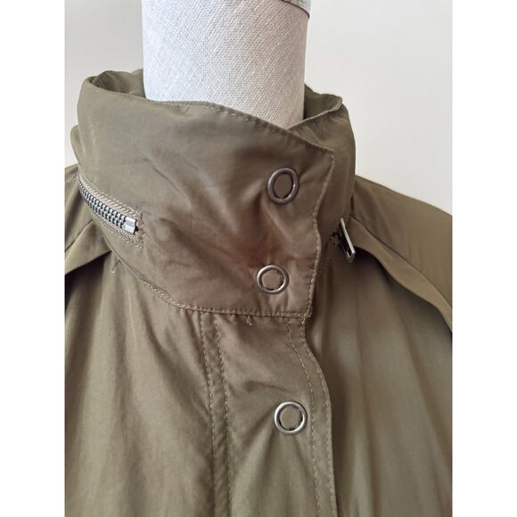 Free People Women's Windswept Jacket Green Olive Lightweight Size XS No Hood - Picture 11 of 16